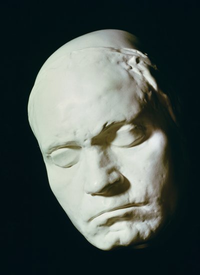 Mask of Beethoven (1770-1827), taken from life at the age of 42, 1812 by Franz Klein